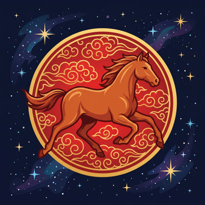Year of the Horse emblem