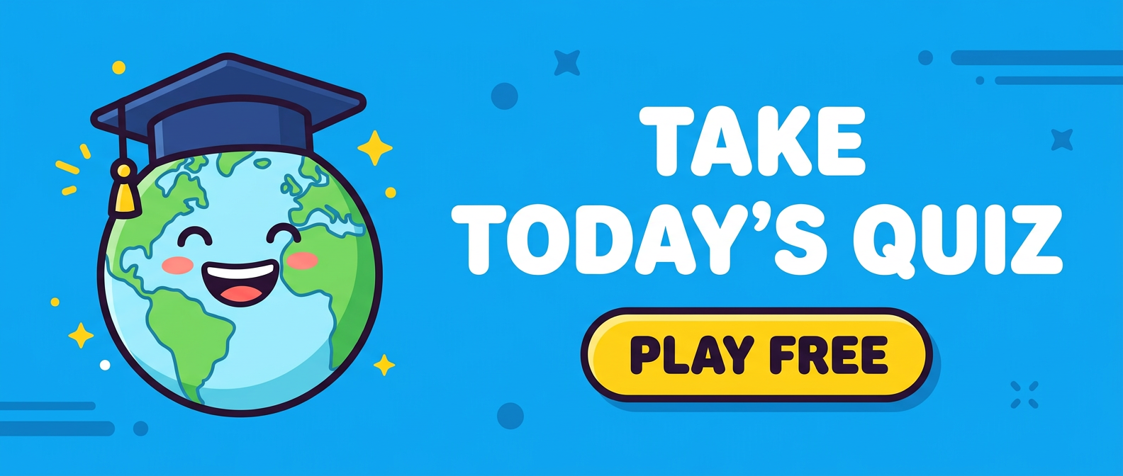 Trivia Quiz World house promotion: take today's quiz