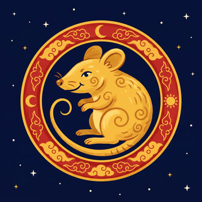 Year of the Rat emblem