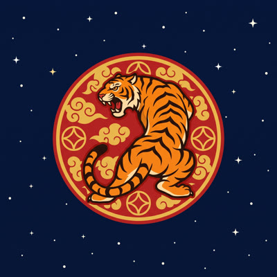 Year of the Tiger emblem